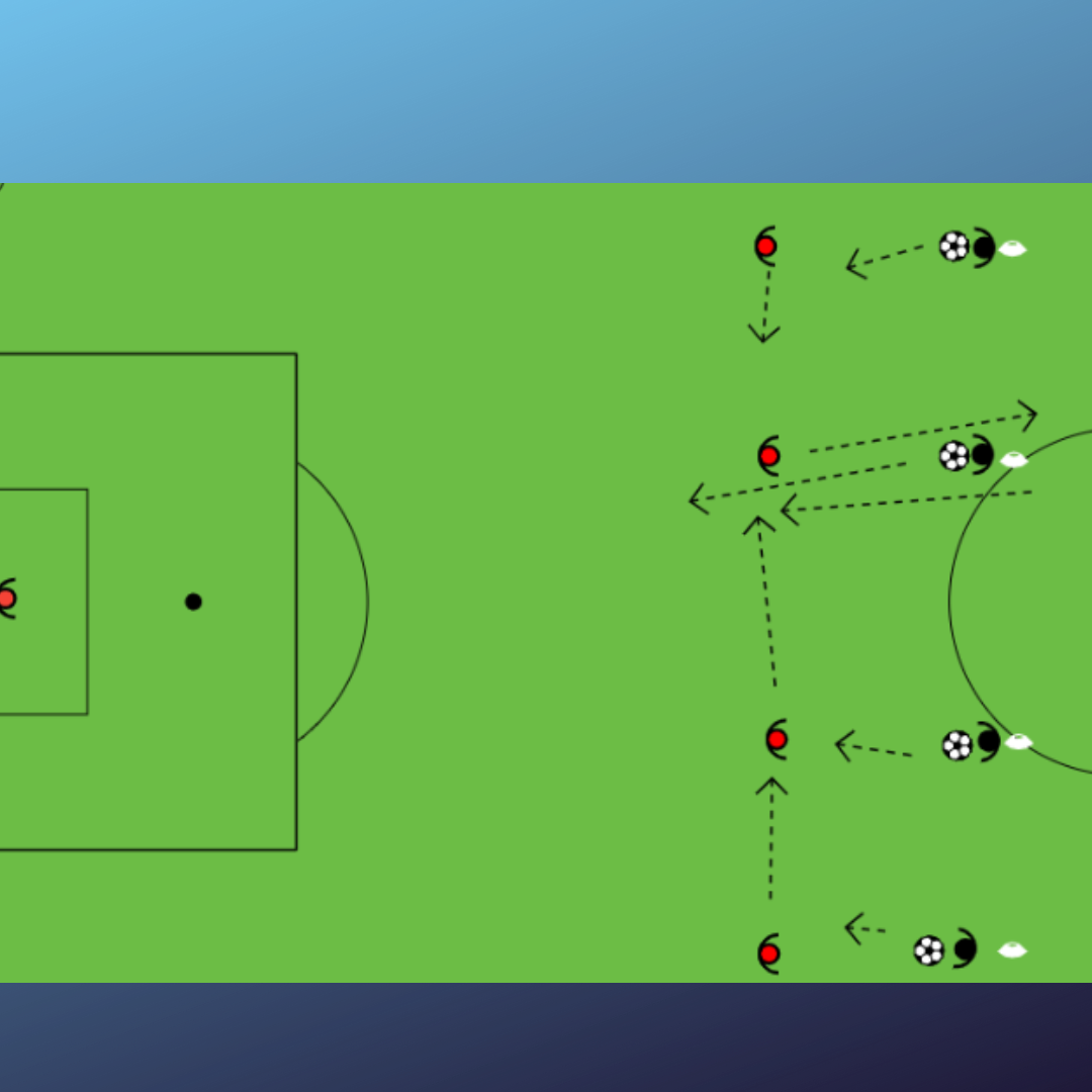 Transición defensiva con inferioridad